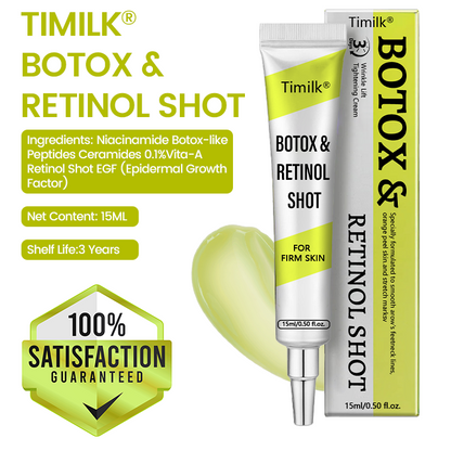 [🔥Last Day 80% OFF] Timilk® Botox & Retinol Shot – Smoother-Looking Skin for Deep Lines, Sagging Jowls & Puffy Eyes