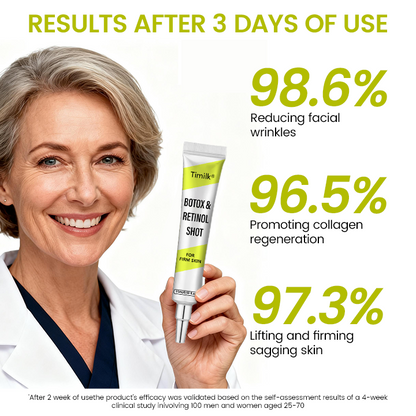 [🔥Last Day 80% OFF] Timilk® Botox & Retinol Shot – Smoother-Looking Skin for Deep Lines, Sagging Jowls & Puffy Eyes
