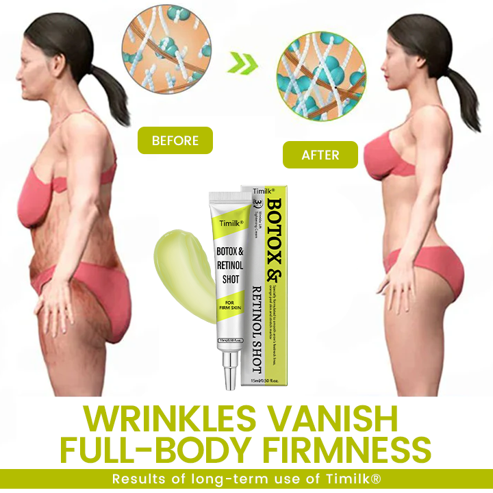 [🔥Last Day 80% OFF] Timilk® Botox & Retinol Shot – Smoother-Looking Skin for Deep Lines, Sagging Jowls & Puffy Eyes